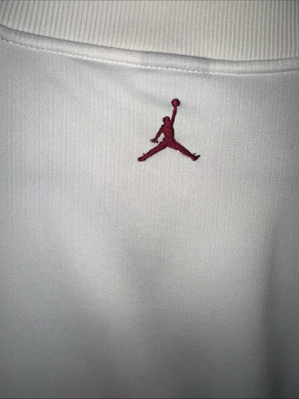 Vintage Jordan Jumpman Track Jacket Men’s Size XL White Black Colorblock Red